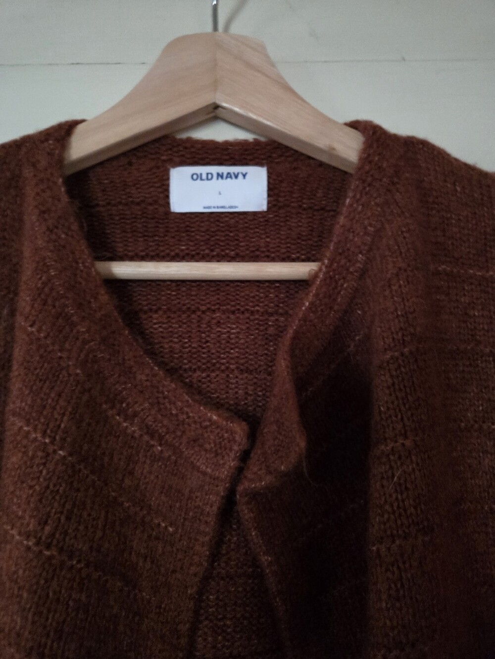 Long Rust Cardigan - Picture 2 of 2